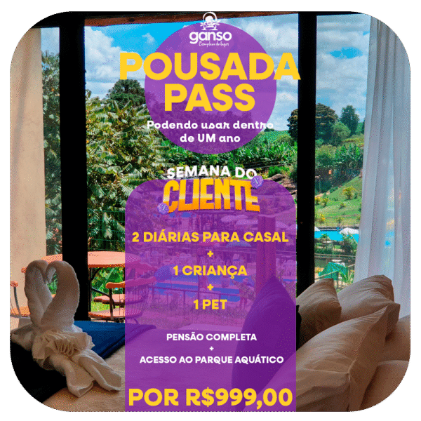 Pousada Pass - 2 Diárias por R$999